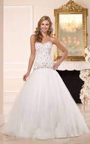 Wedding Dresses Stella York Drop Waist Wedding Dress Wedding Dress Necklines Ball Gowns Wedding