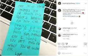 You taught lessons during the day, making sure to also form personal connections with each young face so they felt seen and supported. Teacher Thank You Notes Are The Best See Real Life Examples