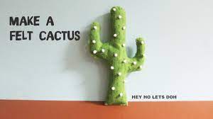 Peel the excess transfer material away and position on your shoe. Make A Cute Felt Cactus Youtube