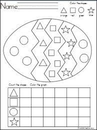 In this printable pack, children will be introduced to all things easter; Easter Egg Shapes Graph Made By Teachers Easter Math Easter Math Worksheets Easter Worksheets