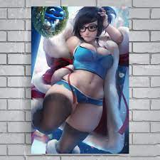 Overwatch Mei Game Hd Poster Canvas Oil Painting Living Room Wall Scrolls  Cloth Paintings Sexy Poster Home Decoration Painting - Painting &  Calligraphy - AliExpress