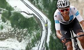 The movistar pair of alejandro valverde and mikel landa jumped from the gc acts of god aside on stage 21, bernal will become the third youngest tour de france winner, with thomas taking up the second spot on the podium. Bernal Takes Yellow Jersey As Storm Throws Tour De France Into Chaos Cycling Today Official