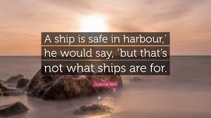 Image result for ship in the harbor is safe