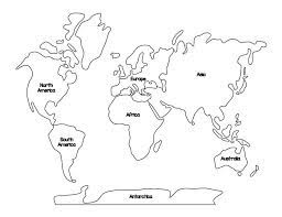 Collection of continents coloring page (40). Pin On Welt