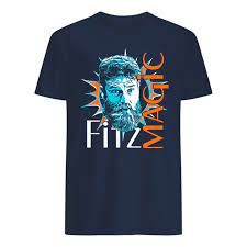 Fitzmagic Ryan Fitzpatrick Miami Dolphins Football Team Funny Meme Dolphins Football Miami Dolphins Football Mens Tops
