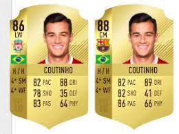 21 december 1949 (aged 28) 21. Liverpool Coutinho Vs Barcelona Coutinho Fifa