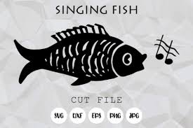 Download Funny Vintage Singing Fish Cut File Graphic By Prawny Creative Fabrica SVG Cut Files