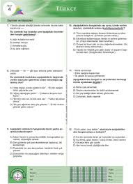 8 Sinif Turkce Sozcukte Anlam 1 Cok Anlamlilik Test Pdf Ucretsiz Indirin