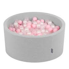 Kiddymoon 90x40cm 300 Balles 7cm Piscine A Balles Pour Bebe Rond Fabrique En Ue Gris Clair Rose Poudre Perle Transparent Achat Vente Piscine A Balles Cdiscount