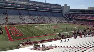 razorback stadium section 107 rateyourseats com