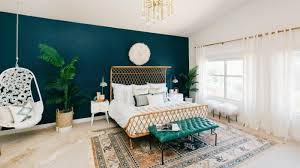 Vous souhaitez peindre un motif à rayures sur le mur de la chambre ? 1001 Idees Captivantes De Peinture Chambre Adulte En 2 Couleurs