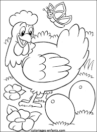 Ces illustrations ont été dessinées à la main à lencre et ont des animaux mignons et des plantes. Coloriage Paques Les Beaux Dessins De Fetes A Imprimer Et Colorier Page 4