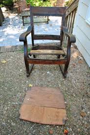 Redoing An Old Rocking Chair Part 1 Young House Love Old Rocking Chairs Antique Rocking Chairs Upholstered Rocking Chairs