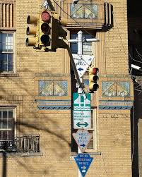 Direction Signage For 4 Nyc Bridges Highbridge New York City Art Deco Buildings Art Deco Architecture Art Deco