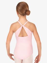 Child Draped Back Camisole Leotard