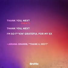 Thank U Next Has A Message Nobody Was Expecting Instagram Caption Lyrics Caption Lyrics Song Quotes