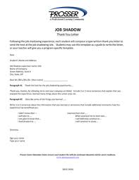 Job Shadow Thank You Letter - Fill Online, Printable, Fillable ...