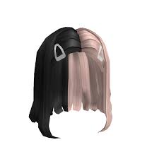 Roblox hair codes are used to customize the hair styles of the character. Short Split Blonde Black Hair With Clips Roblox Wiki Fandom
