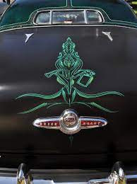Just A Car Guy Cool Pinstriping I Came Across At The Ventura Nats Pinstriping Pinstripe Art Pinstriping Designs