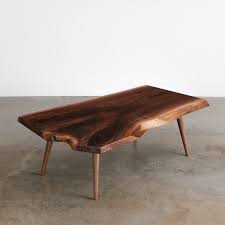 Mid century walnut coffee table by lane, altavista, virginia measures: Walnut Coffee Table No 209 Elko Hardwoods Modern Live Edge Furniture Dining Coffee Tables Desks Benches