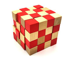 So, for example, starting at the bottom end (in the picture), there. Snake Cube Etsy