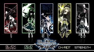 Anime Black Rock Shooter Chariot Strength Black Gold Saw Dead, black and  gold anime characters HD wallpaper | Pxfuel