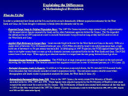 The west bank was the name given to the territory that was captured by and annexed to jordan in the aftermath of israel's war of independence in 1948. Arab Population In The West Bank Gaza