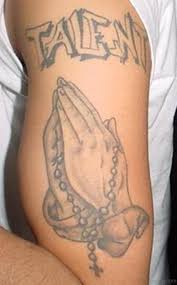 If you want to be a bit experimental with the praying hands tattoo design, you may add floral elements like rose to it. 50 Excellent Praying Hands Tattoos For Shoulder