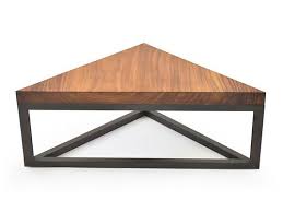 A coffee table is the focus of any living room furniture layout and creates the perfect spot for entertaining. Contemporary Coffee Table Triangle Rotsen Furniture Wooden Triangular For Hotel