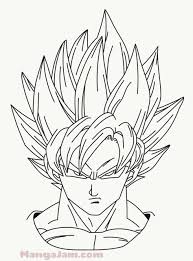 How To Draw Super Saiyan Goku From Dragon Ball Mangajam Com Dragon Ball Artwork Dragon Drawing Goku Drawing