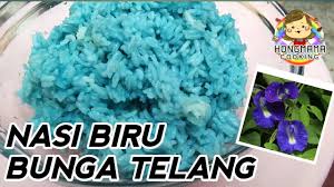 Beberapa waktu yang lalu tersebar kabar di media sosial yang menyatakan bahwa untuk mengecek apakah beras mengandung bahan kimia atau tidak, caranya adalah dengan ditetesi betadine (gambar 1). Nasi Biru Bunga Telang Pulen Dan Enak Youtube