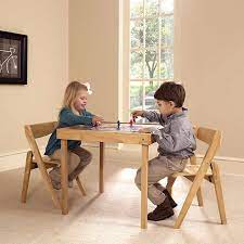 Stakmore solid wood padded folding chair, espresso reliable steel folding mechanism comfortable padded upholstered seat sturdy solid wood construction. Stakmore Juvenile Indoor Folding Furniture 3 Piece Set
