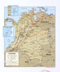 The collection that consisting of chosen picture and the best amongst others. Large Detailed Political And Administrative Map Of Colombia With Relief Marks Of Major Cities Roads And Railroads 2008 Colombia South America Mapsland Maps Of The World