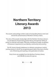 We carry out iso9001:2000 quality system strictly in production.all that pay out leads us to turn out more than 800000. Northern Territory Literary Awards 2013