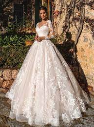 Get the perfect wedding dresses central coast for your special day at dorriswedding.com. Long Sleeve Appliques Lace Wedding Dresses A Line Beading Boho Etsy