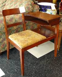 Mahogany Telephone Table With Chair Telephone Table Vintage Telephone Table Mid Century Decor