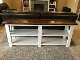 Ana White X Console Sofa Table Diy Projects Farmhouse Entry Table Entry Table Table And Chairs