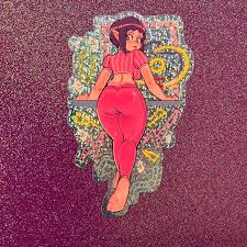 Bombchu Girl Legend of Zelda Glitter Holographic Sticker - Etsy