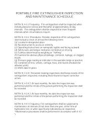 Closing an open fire exit door or reporting a used fire extinguisher). Http Www Pbfd Net Forms 20and 20information Forms 20and 20information Files Fire 20extinguisher 20inspection 20schedule Pdf