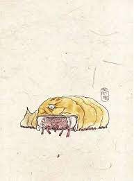 食肉鬼 正法念經所記載三十六鬼之一 專門吃動物死臭的屍體傳染毒菌 因此 對於動物死屍 不可亂拋於垃圾桶或水溝 髒亂之處 以免鬼食 chinese mythology mythology