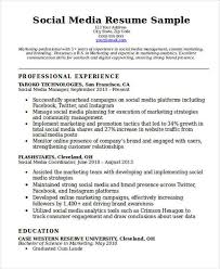 Spin that experience into a powerful resume that will connect you to great social media jobs. 7 Social Media Resume Templates Pdf Doc Free Premium Templates