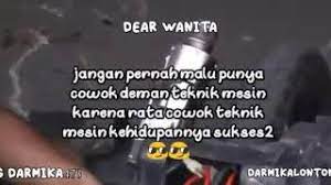 Artikel ini menyajikan beberapa kata kata motivasi. Kata Kata Anak Bengkel Katapos