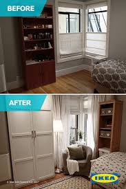 How much does it cost to make a bedroom at ikea? The Ikea Home Tour Squad Added Plenty Or Organization And Storage To Their Spare Bedroom Makeover By Using Space Sav Ikea Home Tour Ikea Home Ikea Small Spaces