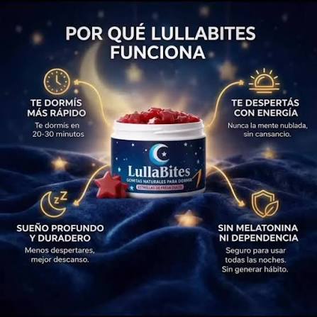 ✨ ¿Te cuesta apagar la mente por las noches?, Con Lullabites 🌙💤, dormir  bien deja de ser un sueño., Nuestras gomitas están diseñadas para ayudarte  a relajarte, conciliar el sueño más rápido y ...