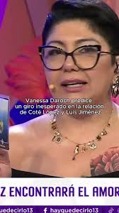 Vanessa Daroch predice un giro inesperado en la relación de Coté López y  Luis Jiménez, #HayQueDecirlo13 🤩 De lunes a viernes desde las 17hrs 💖por  las pantallas de #Canal13 y #13Go 📲📺