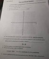 Point m has coordinates (2, 1.5). Solved Math 6 Notes 5 3 The Coordinate System Hevored Chegg Com