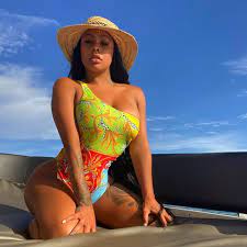 You got that fire and i'm not a liar swim @naturallystallion Alexis Skyy Alexisskyy Instagram Photos And Videos Fashion One Piece Beachwear