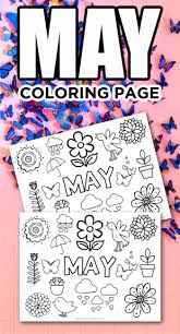 Coloring pages may day coloring pages months of the year coloring pages mother's day coloring pages new year's coloring pages president's day coloring pages remembrance day. May Coloring Page Made With Happy Coloring Page For Kids