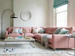 Loaf's pudding sofa in burnt orange velvet. Dixie Corner Sofa Chesterfield L Shaped Sofa Loaf