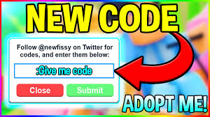 In this article we show you all the valid codes for adopt me. Code Razorfish On Twitter New Robloxadoptme Codes Robloxcodes Via Youtube Https T Co Yxo9rvs6tj